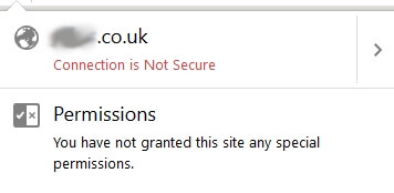 Unsecure websites